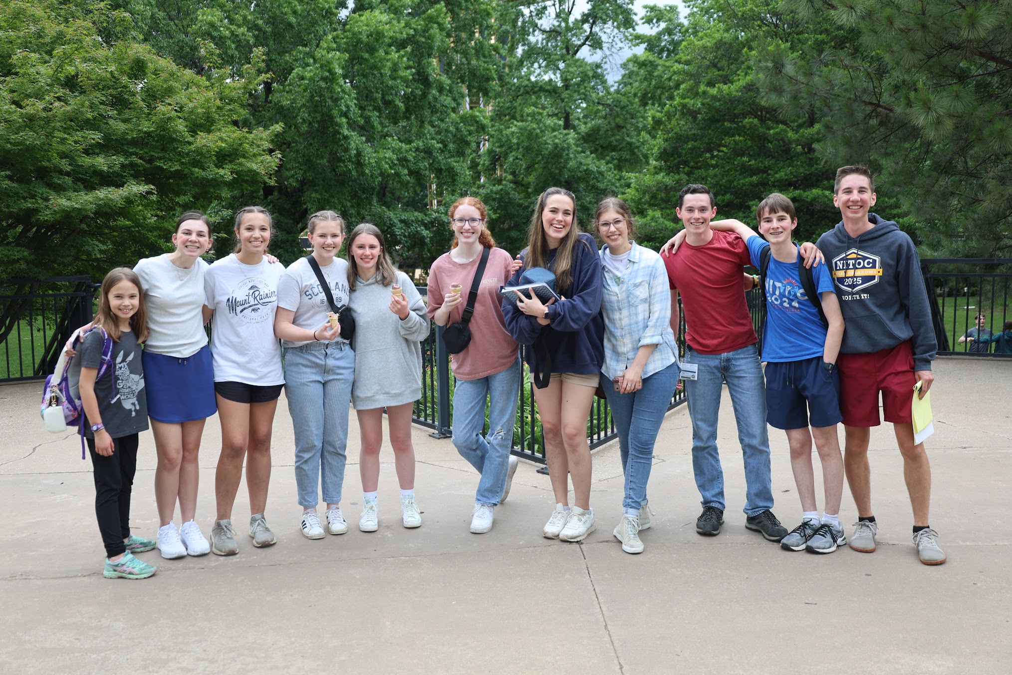 Sponsors at an event or community scene